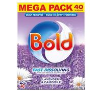 Bold Washing Powder 2in1 – Lavender & Camomile – 40 Washes – 2 kg