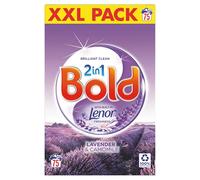 Bold 2in1 Washing Powder Lavender & Camomile 75 Washes Built-in Lenor Freshness