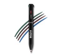 Bold 4-4-in-1 Kajal - Four Shades Black, Brown, Teal & Blue | Matte Finish | Rich Color Payoff | One-stroke Application | Travel Friendly | Easy to Use