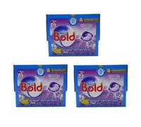 Bold All-In-1 Pods Washing Liquid Laundry Detergent Lavender & Camomile 13 Pods (Pack Of 3)