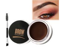 Bold and Beautiful Brown Eyebrow Pomade with Brush - Quick Dry, Non-Greasy, Lightweight Gel Soap for Perfect 3D Brows