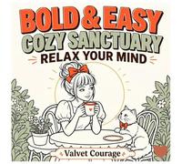 Bold and Easy Cozy Sanctuary Coloring Book for Adults: Simple Designs with Thick Lines for Easy, Stress-Free Coloring