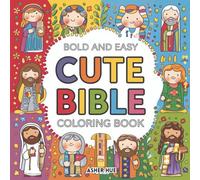 Bold and Easy Cute Bible Coloring Book