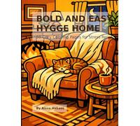 Bold and Easy Hygge Home: 50 Cozy Coloring Pages for Stress Relief and Relaxation: Simple and Large Print Interior Designs for Seniors, Beginners, and ... ويذكر ميزة "Large Print" التي ترفع المبيعات.
