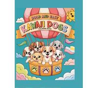 Bold and Easy Kawaii Dogs Coloring Book