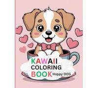 Bold and Easy Kawaii Dogs Coloring Book for Kids: 107 Cute Puppy Coloring Pages with Bold Lines for Fun, Learning, and Relaxation