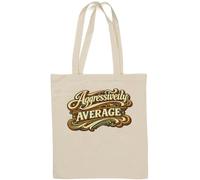 Bold and Stylish Vintage Typography Design Natural Cotton Tote Bag White