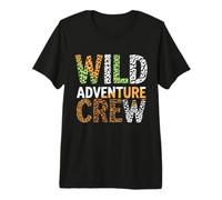 Bold Animal Print Typography for Adventure Lovers Premium T-Shirt