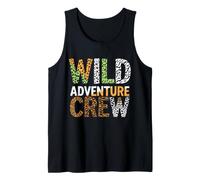 Bold Animal Print Typography for Adventure Lovers Tank Top