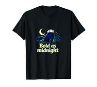 Bold as Midnight Nurse Night Shift Superhero Graphic T-Shirt