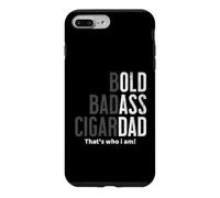 Bold Badass Cigar Dad Gag Funny Fathers Day Husband Birthday Case for iPhone 7 Plus/8 Plus