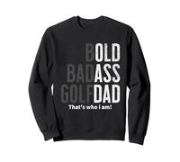 Bold Badass Golf Dad Funny Father Gag Joke Golfing Humor Sweatshirt