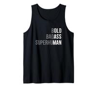 Bold Badass Superhuman Tank Top