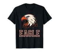 Bold Bald Eagle Simple Cartoon Clean Colorful Happy T-Shirt