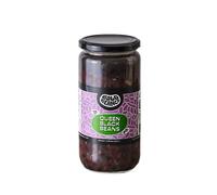 Bold Bean Co Queen Black Beans. 1 x 700g Jar, All Natural Ingredients, Vegetarian & Vegan Friendly.