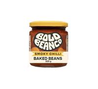 Bold Bean Smoky Chilli Baked Beans 390g - Slow Cooked White Beans in Smoky Chilli Tomato Sauce - High Protein & Fibre - Additive-Free Vegan Pantry Staple