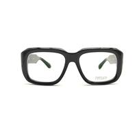 Bold Black Square Eyeglasses - female - Matsuda - Glasses - Black - ONE SIZE - Accessories ONE SIZE