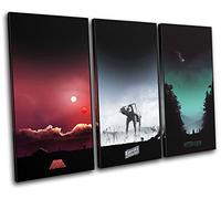 Bold Bloc Design Star Wars Trilogy Posters Movie Greats Total Size 120x80cm Triptych Canvas Art Print 13-2447(00B)