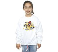 Bold Brave Strong Sweatshirt Powerpuff Girls White 12-13 Years
