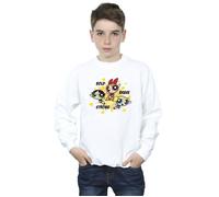 Bold Brave Strong Sweatshirt Powerpuff Girls White 9 Years