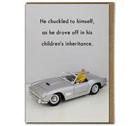 Bold & Bright - Funny Father's Day Card - 'Inheritance' - Hilariously Funny Cards - Cheeky Cards For Dad From Son Daughter - Sold by Brainbox Candy