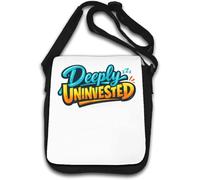 Bold Colorful Hand Lettering Art Design Shoulder Bag White