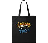 Bold Colorful Motivational Typography Design Natural Cotton Tote Bag Black