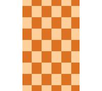 Bold Colorful Notebook: Orange Checkerboard Edition - A5 Soft Paper Cover Journal with 120 Lined Pages for Journaling, Junk Journaling & Creative Expression