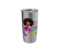 Bold Confident Unapologetically Me Melanin Queen Afro Slay Stainless Steel Insulated Tumbler