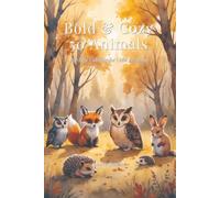 Bold & Cozy: 50 Big-Line Animals to Color: Volume 1 - Thick-Line Animal Coloring Pages for Adults with ADHD, Low Vision, and Beginners