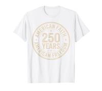 Bold Cross with Faith Family Freedom T-Shirt