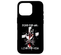Bold Died for Me Live For Him Jesus Street Wear Graphic Tee Case for iPhone 16 Pro
