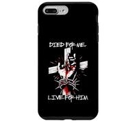 Bold Died for Me Live For Him Jesus Street Wear Graphic Tee Case for iPhone 7 Plus/8 Plus