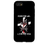 Bold Died for Me Live For Him Jesus Street Wear Graphic Tee Case for iPhone SE (2020) / 7 / 8