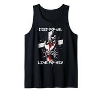 Bold Died for Me Live For Him Jesus Street Wear Graphic Tee Tank Top