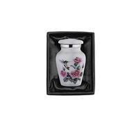 BOLD & DIVINE Beautiful Beautiful Hummingbird Small keepsake Urns | For Human and Pet Ashes | With Velvet Bag & Funnel - 1 Quantity