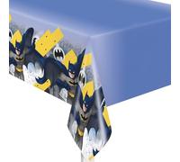 Bold & Dynamic Batman Rectangular Plastic Table Covers (137cm x 213cm) - Perfect for Themed Parties - 1 Pc
