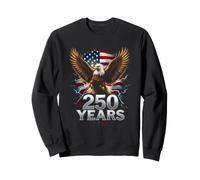 Bold Eagle with American Flag - 250 Years of Freedom Sweatshirt