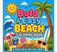 Bold & Easy Beach: Coloring Book