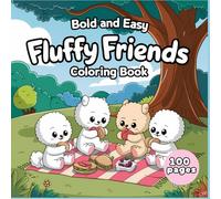 Bold Easy Fluffy Friends Coloring Book
