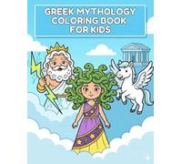 Bold Easy Greek Mythology Coloring Book for Kids