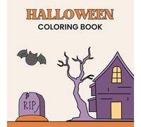 Bold & Easy Halloween Coloring Book: Kids and adult Halloween coloring book featuring spooky creatures | 8.5x8.5 inches, 50 pages... Gift for fall activities and free times