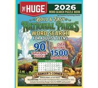 Bold & Easy National Parks Word Search for Seniors and Teens: Large Print Puzzles Exploring America’s Great Outdoors 90 Relaxing Brain Games, Ranger ... Vocabulary (Creative Psychology Studio)