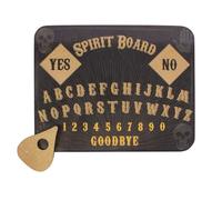 Bold & Eerie Black MDF Skull Print Spirit Board - 39cm x 1.2cm (1 Pc.) - Spooky Design & Exceptional Craftsmanship - Perfect for Halloween
