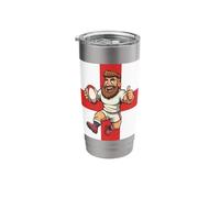 Bold England Rugby Leap Motif Stainless Steel Insulated Tumbler