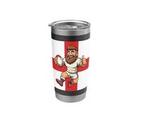 Bold England Rugby Leap Motif Stainless Steel Insulated Tumbler