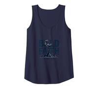 Bold Faith Strong Man: Inspiring Christian Strength Tank Top, Women, Navy, L