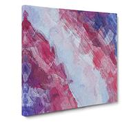 Bold Fortune in Abstract Modern Canvas Wall Art Print Ready to Hang, Framed Picture for Living Room Bedroom Home Office Décor, 20x20 Inch (50x50 cm)