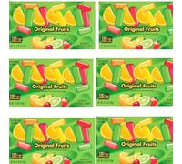 Bold & Fruity Chewy Candy Mix 120g - Sweet & Tangy Treats for Sharing, Snacking & Gifting - Party-Ready Flavour Explosion - Mklk (12 x Pack, Original Fruits)