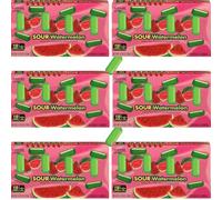 Bold & Fruity Chewy Candy Mix 120g - Sweet & Tangy Treats for Sharing, Snacking & Gifting - Party-Ready Flavour Explosion - Mklk (12 x Pack, Sour Watermelon)